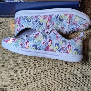 BOBS Women's Colorful Heart Sneakers